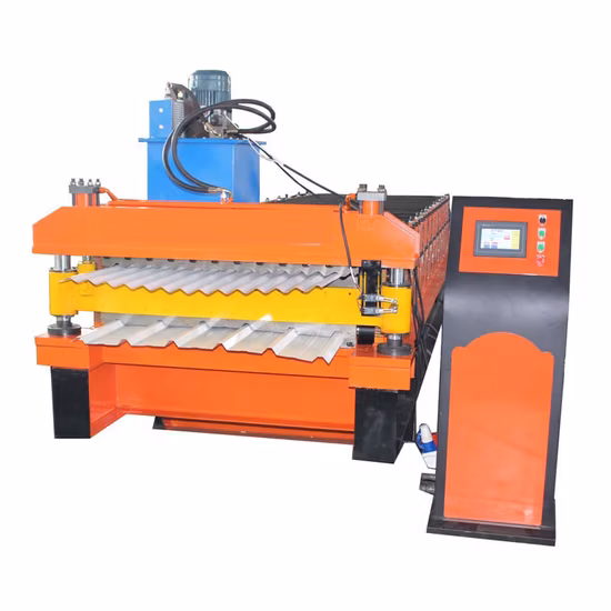 Automatic Corrugated Wave Panel Metal Wall Plate Roof Roofing Sheet Making Tiles Roll Forming Machine Machinery